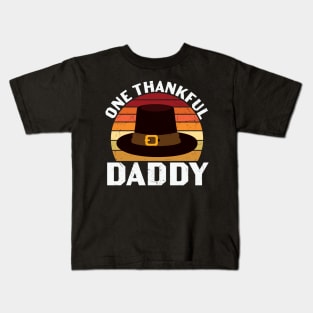 One thankful daddy Kids T-Shirt